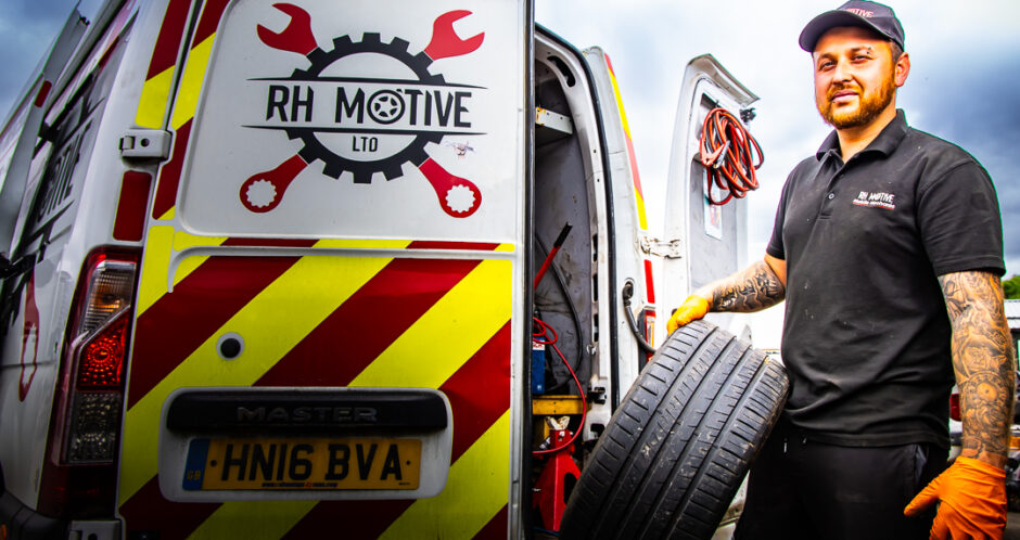 Tyre Change and Repair Services in Berkshire and Hampshire - RH MOTIVE - Mobile Mechanic Berkshire & Hampshire UK - Automotive Photography By KW Creative - Kent Wynne Automotive (C)